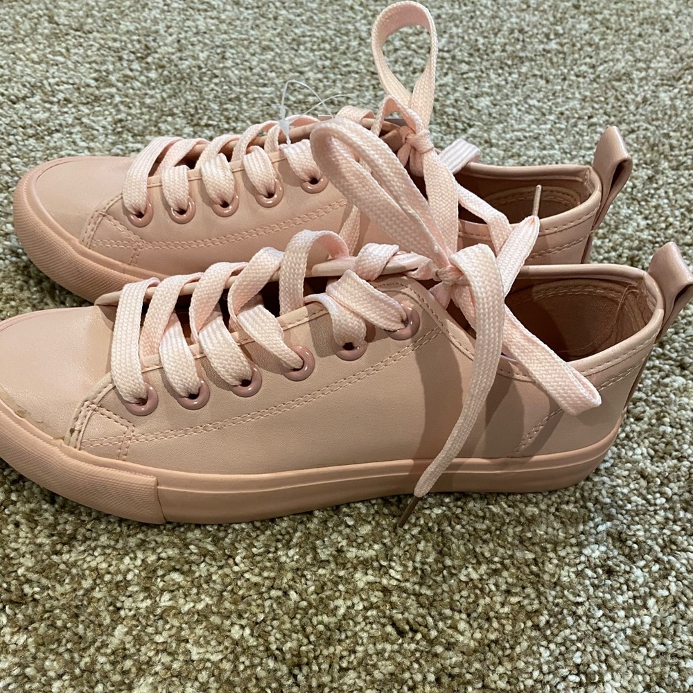 Light pink sneakers